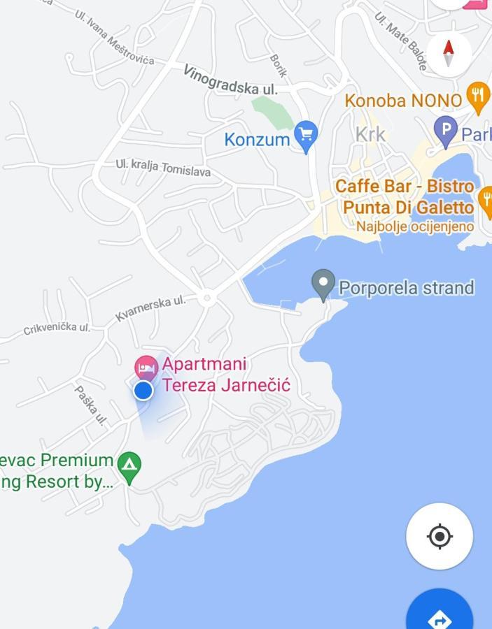 Studio Apartmani “Jarnecic” Krk Town Exteriör bild